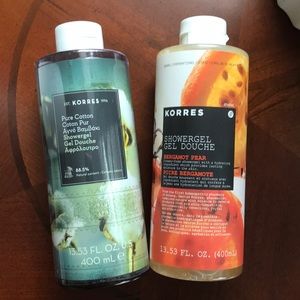 Korres Bergamot Pear Pure Cotton Shower Gel *3